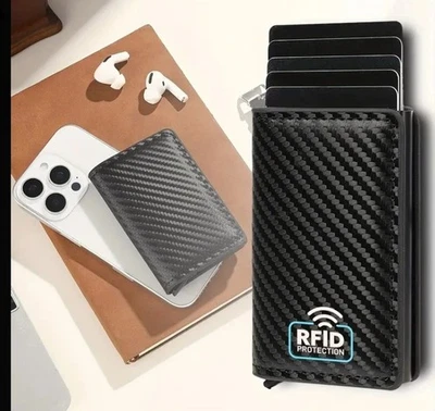 Smart Wallet Herren Geldbörse RFID Blockierung Schwarz Neu mit Etikett RFID . - Bild 1 von 4
