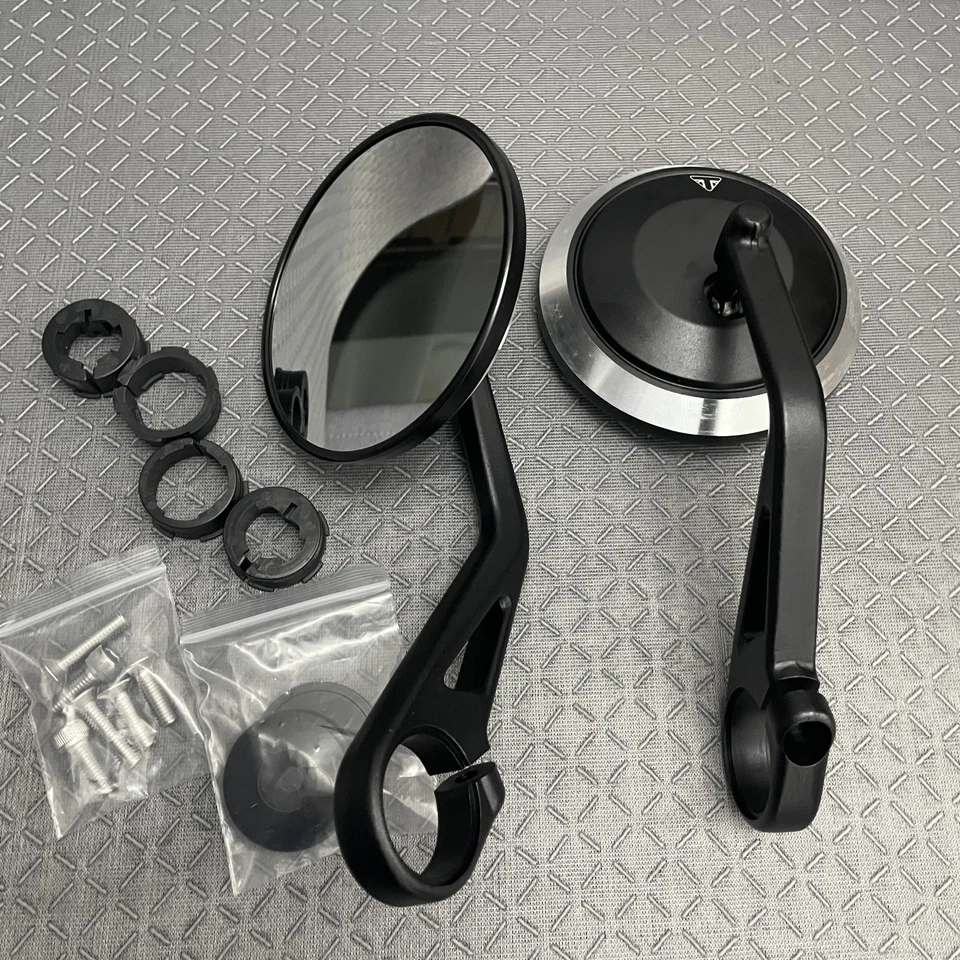 Espejos retrovisores de extremo de barra para Triumph Trident 660 Street Triple 675 765 1200 Foto 1 de 4
