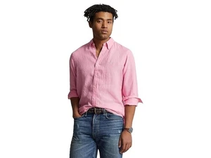Polo Ralph Lauren | Herren Leinenhemd Classic Fit, Rosa, Größe S - Bild 1 von 3