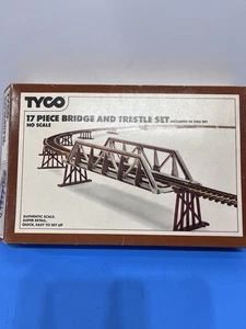 Tyco 17-piece Bridge And Trestle Set HO Scale Number 907 - Picture 1 of 2