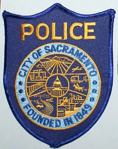 CITY OF SACRAMENTO POLICE California Capital City PD Twill Patch - Bild 1 von 1