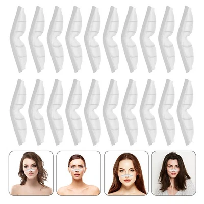  20 Pezzi Tampone Antirughe in Silicone Occhiali Naselli Ponte Nasale per Maschere - Immagine 1 di 4