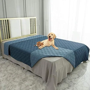 Copriletto Impermeabile per Cani Coperta per Animali Domestici per Mobili Letto Divano Divano Reversibile - Foto 1 di 8