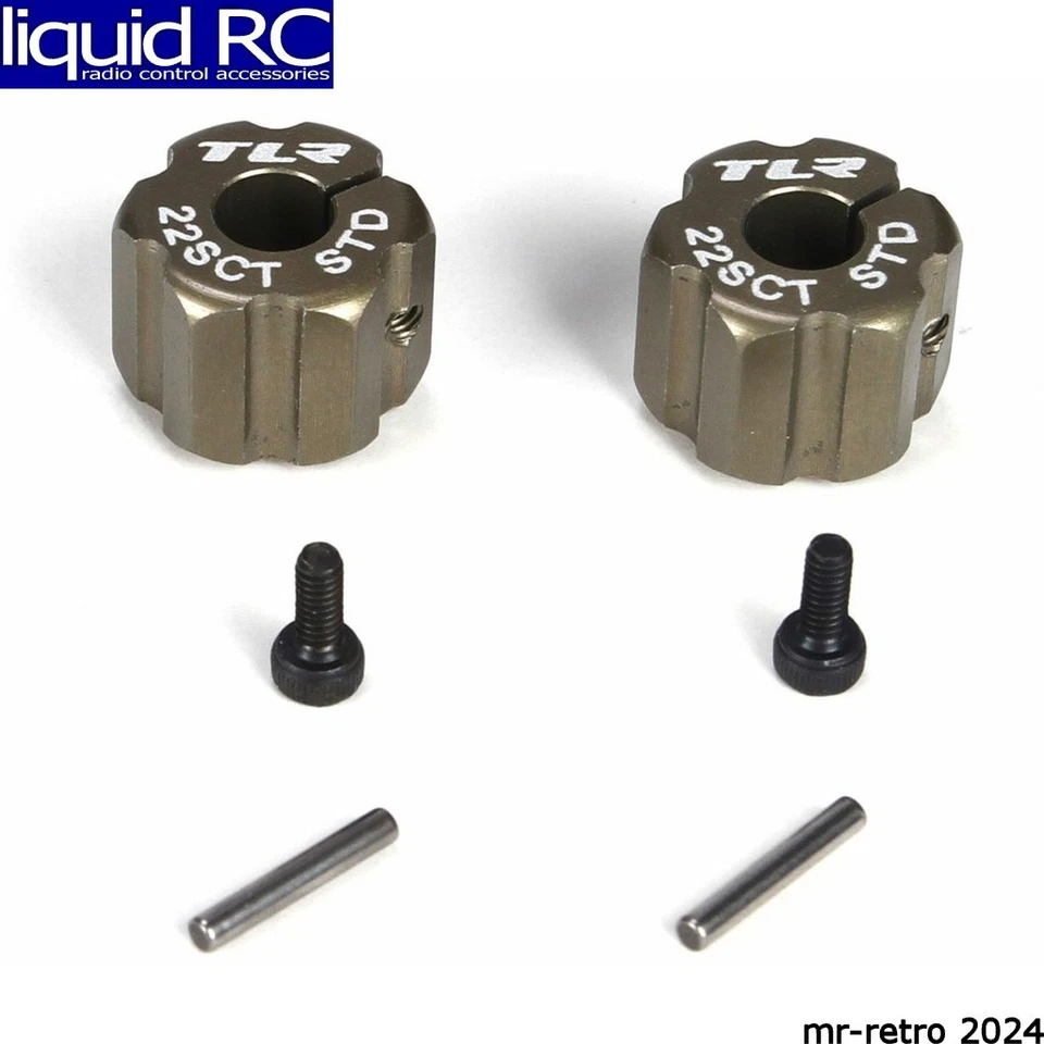 Team Losi Racing 2933 Rear Hex Standard Width Aluminum : 22SCT - Image 1 of 1