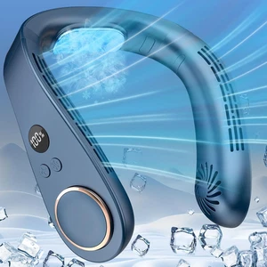 Neck Fan with Cooling Plate,5500Mah Neck Fans That Blow Cold Air Rechargeable Ba - Picture 1 of 12
