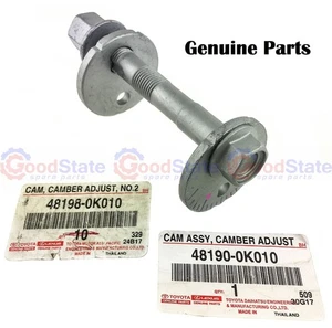 Genuine Toyota Hilux KUN35 KUN26 KUN25 GGN25 Camber Adjuster Bolt Washer Nut Kit - Picture 1 of 9