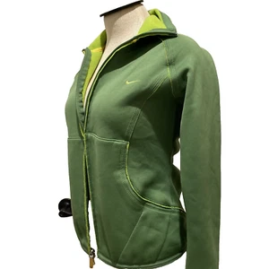 Nike Full Zip Green Fleece Jacket Style RN#56323 CA#05553 Size Youth M (8-10) - Picture 1 of 8