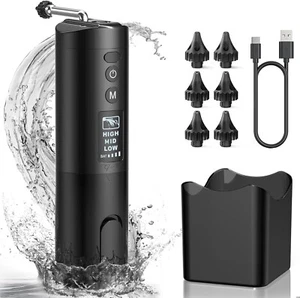 Ear Wax Removal Water Powered Ear Cleaner W 6 Reusable Replacement Tips NEW - Picture 1 of 9