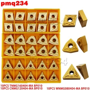 TNMG160404-MA CNMG120404-MA WNMG080404-MA Carbide Turning Inserts Cutting Tools - Picture 1 of 3