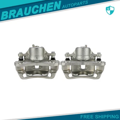 Суппорты переднего тормоза для 2007 2008 2009 2010 Hyundai Elantra с парой кронштейнов - Изображение 1 из 4