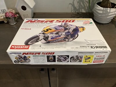Kyosho Honda NSR500 “Earlier Release 3021 “￼ hanging On Racer Motorcycle Rare￼ ￼ - Image 1 of 4