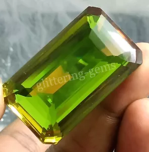 Natural Color Changing Alexandrite 400 CT Emerald Cut Transparent Gems IGL 25F - Picture 1 of 20