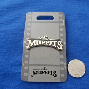 DISNEY PIN MOG WDI THE MUPPETS STUDIO EXCLUSIVE NAME LOGO GOLD BLACK - Picture 1 of 4