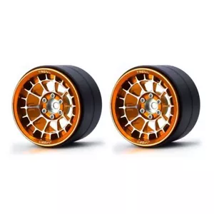 Treal X0032KDHCJ Aluminio 2.2 Beadlock Llantas (2) (Naranja) RC Crawler M... - Imagen 1 de 1