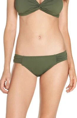 Tommy Bahama Green Side Shirred Hipster Bikini Bottoms L55950 Womens Size M - Image 1 of 4