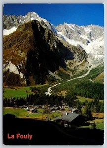 Postal - Europa Suiza La Fouly Alps Dolent Village c1990 15 - Imagen 1 de 2