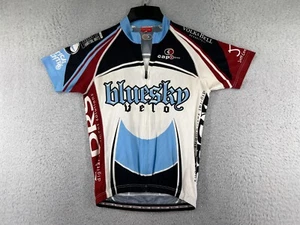 CAPO Cycling Jersey Adult Small Blue White Red Sky Velo Full Zip READ - Picture 1 of 14
