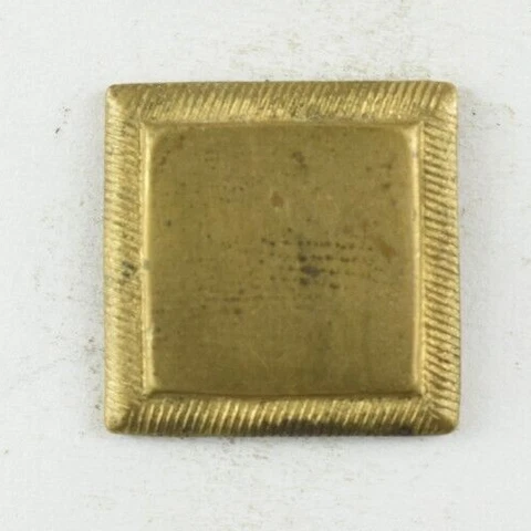 1820's-40's Golden Age Square 1 Piece Original Button 3 L9B Cover