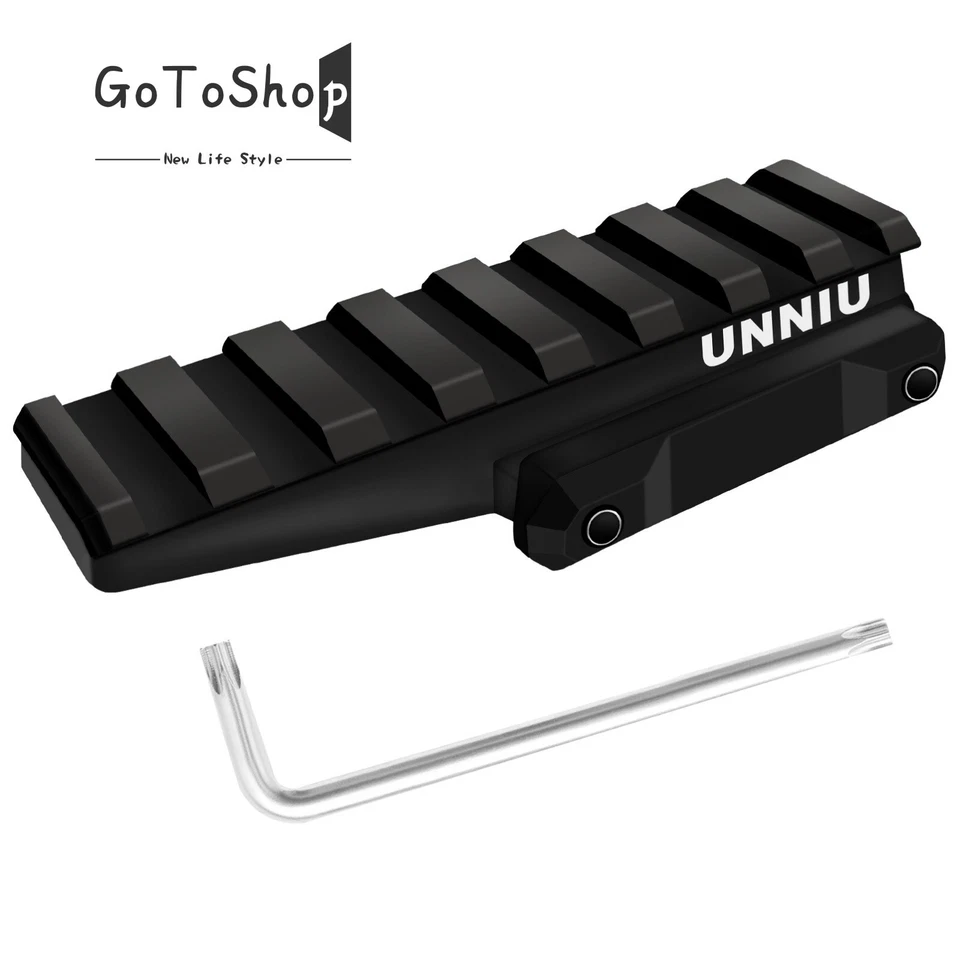 Phoking Optic Riser Mount 0.67” Picatinny Rail Riser for Red Dot &Tactical Scope - Image 1 of 4