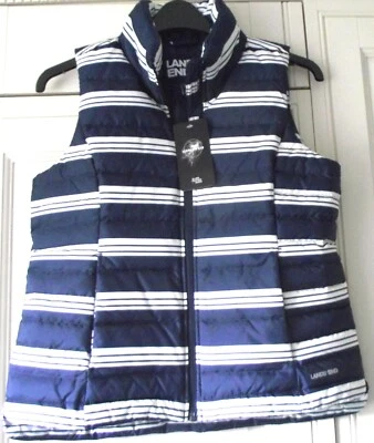 Land’s End Responsibly Sourced PREMIUM DOWN Gilet -Small - Light - Brand New Tag - Image 1 of 4