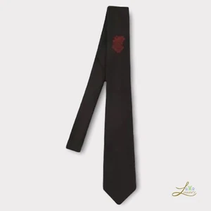 Alexander McQueen Paisley Silk Tie Silver Black Luxury Designer Made in Italy - Picture 1 of 6