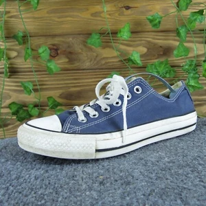 Converse Women's Low Top Sneaker Blue Fabric Sz 7.5 Medium  Used 2025 - Picture 1 of 7