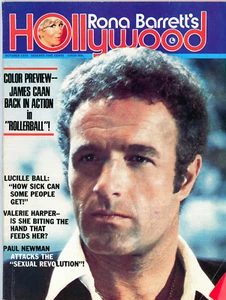 Oktober 1975 Rona Barrett's Hollywood Magazine James Caan in Tintenroller Cover - Bild 1 von 2