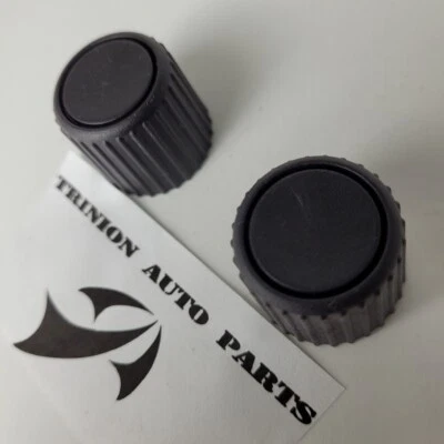 2002 - 2007 年吉姆西特使无线电控制旋钮黑色一对 (2) 原始设备制造商 — 第 1/4 张图片