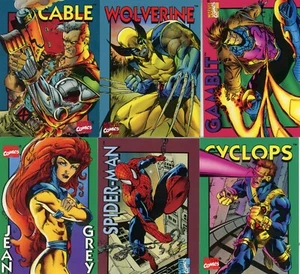 1994 MARVEL CRUNCH'N MUNCH 2. AUSGABE 6 KARTEN SET - Bild 1 von 3