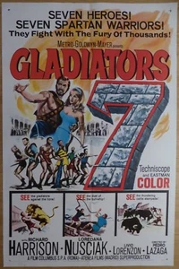 GLADIATORS 7 (1963) - original US 1 sheet film/movie poster, Richard Harrison - Picture 1 of 3