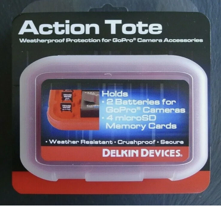 DELKIN  ACTION TOTE.  MEMORY CARD & BATTERY STORAGE - Image 1 of 4