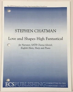 Love and Shapes High Fantastical SATB Chorus English Horn Harp Piano Sheet Music - Picture 1 of 7