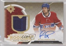 2019 Ultimate Collection Gold Patch Auto 5/49 Ryan Poehling #193 RPA Rookie RC