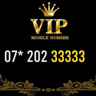 GOLD VIP MEMORABLE PHONE NUMBER EASY TO REMEMBER MOBILE BUSINESS SIMCARD - 33333