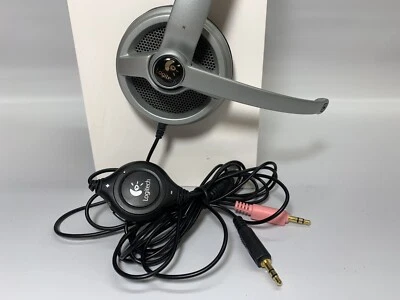 Logitech Analog Headset - Unknown Model Number - See pics PART/REPAIR NO RETURNS - Image 1 of 4