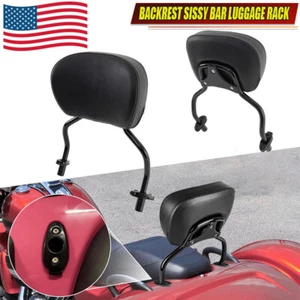 Detachable Sissy Bar Pad & Backrest Fit For Harley FLRT FreeWheeler 2015-2023 US - Picture 1 of 18