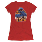 Sesame Street Cookies 4 Life Juniors T Shirt