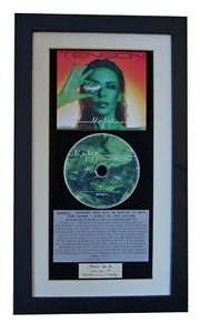 KYLIE Tension CLASSIC CD Album GALLERY QUALITY FRAMED+EXPRESS GLOBAL SHIP - Picture 1 of 8