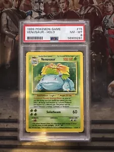 1999 Base set unlimited Venasaur Psa 8 - Picture 1 of 2