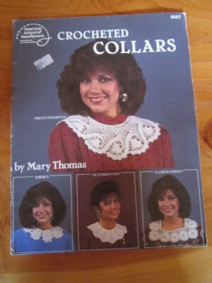 CROCHET PATTERN BOOK CROCHETED COLLARS NO. 1047  GREAT **** MUST SEE - Image 1 of 2