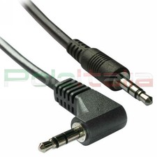 Cavo da 0,5 a 1,5m audio JACK 3,5mm Aux angolo 90 L maschio stereo per casse pc