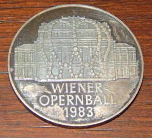 Silver Jeton Casinos Austria, 200 Schilling, Wiener Opernball 1983 - Bild 1 von 3