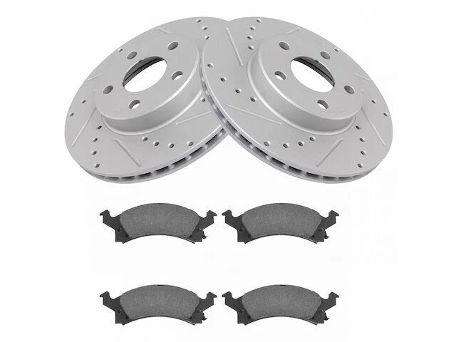Front TRQ Brake Pad and Rotor Kit fits Pontiac Sunfire 1995-2005 25HSDW - Image 1 of 1