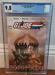 G.I. JOE FRONT LINE #1 (2002) ~ CGC 9.8 ~ CÓMICS DE IMAGEN ~ PÁGINAS BLANCAS - Imagen 1 de 3