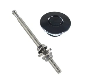 Quick Latch Mini latch Dzus Fastener 1.25" (32mm) x 54mm Stud - Satin Black - Picture 1 of 5