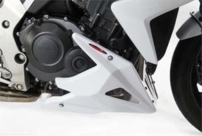 Se adapta a Honda CB1000R 2008-2017 Belly Pan malla negra mate y plateada de powerbr Foto 1 de 4