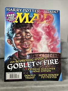 Mad Magazine #460 December 2005 Goblet of Fire Donald Trump Harry Potter Again - Foto 1 di 4