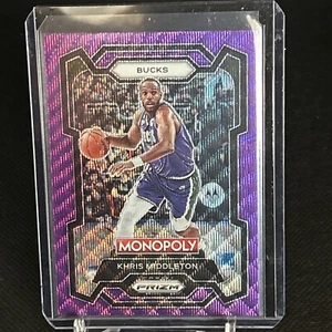 2023-24 Panini Prizm Monopoly - Purple Wave Prizm #50 Khris Middleton - Picture 1 of 4