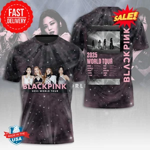 Blackpink Tour 2025 3D Shirt S-5XL - Picture 1 of 2
