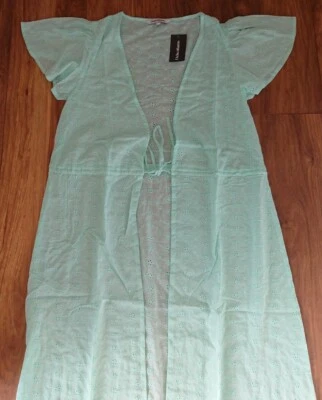 Debenhams Broderie Beach Cover Up Size 8-10 - Image 1 of 4